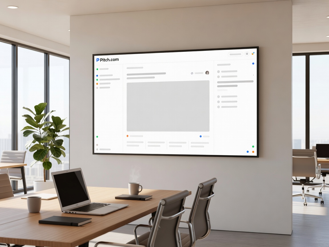Pitch.com collaborative presentation software interface